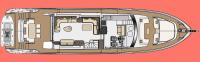 VIVA yacht charter: Main deck - Lounge version