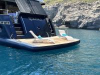 RESILIENCE yacht charter: Stern Platform with sun loungers