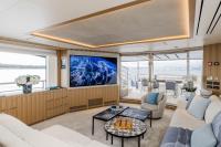 ADVA yacht charter: Main Salon lounge area