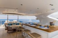ADVA yacht charter: Sun Deck bar