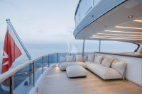 ADVA yacht charter: Upper Deck lounge area