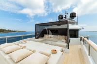 ADVA yacht charter: Bow lounge area