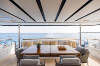 ADVA yacht charter: Main Deck aft dining
