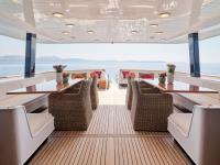 LADY-RINA yacht charter: Aft deck