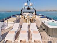 LADY-RINA yacht charter: Sundeck sunpads