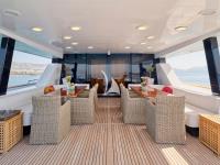 LADY-RINA yacht charter: Aft deck other view