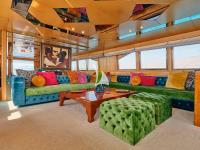 LADY-RINA yacht charter: Salon sofa