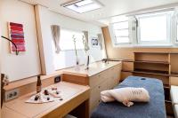 NOVA yacht charter: Massage bed in master cabin