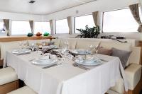 NOVA yacht charter: Dining setting