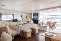 NOVA yacht charter: Saloon