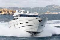 ARAMIS yacht charter: running bow view