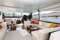 ARAMIS yacht charter: lounge corner