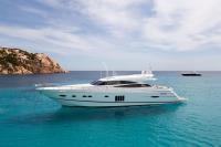 ARAMIS yacht charter: at anchor