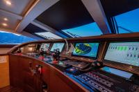 MANU-V yacht charter: Pilot house