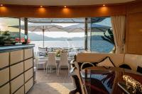MANU-V yacht charter: Dining area