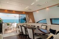 MANU-V yacht charter: Dining area