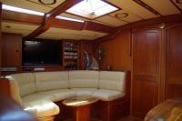 BERNIC-II yacht charter: Bernic saloon portside