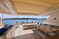PORTHOS-SANS-ABRI yacht charter: Flyibridge view