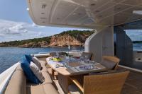 PORTHOS-SANS-ABRI yacht charter: Cockpit table 2