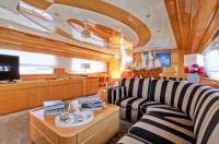 PRIME yacht charter: Salon's seating areas