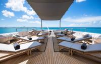 MARIU yacht charter: Sundeck with Awning