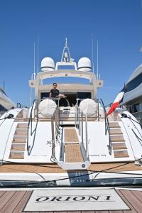 ORION-I yacht charter: BACK OF YACHT
