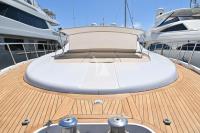 ORION-I yacht charter: SUNBED FORWARD WITH BIMINI