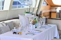 ORION-I yacht charter: INDOOOR DINING