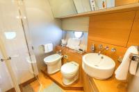 ARWEN yacht charter: Master cabin bathroom