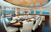 CHRISTINA-G yacht charter: Formal Dining