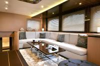 LE-PIETRE yacht charter: inside seating area