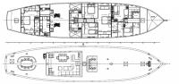 LE-PIETRE yacht charter: layout