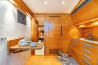 MINE yacht charter: Kitchen & Dinette