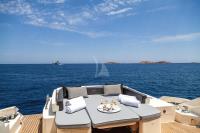 MINE yacht charter: Aft deck with sunpad