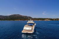MINE yacht charter: Aerial view