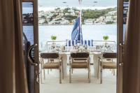 MOONRAKER yacht charter: Aft deck doors