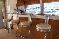 MOONRAKER yacht charter: Man saloon bar