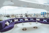 MOONRAKER yacht charter: Sun deck aft