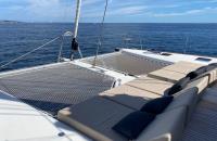 ASTROLABE yacht charter: Sun bath & trampoline area