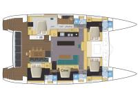 ASTROLABE yacht charter: Layout