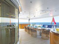 CAPRI-I yacht charter: Upper Deck - Dining area II