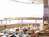 CAPRI-I yacht charter: Aft dining
