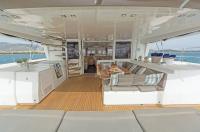 MELITI yacht charter: Aft Area