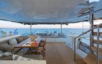 MELITI yacht charter: Aft Area