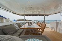 MELITI yacht charter: Aft Area