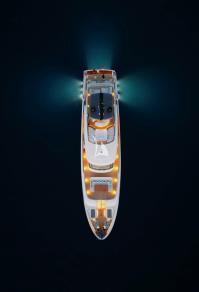 SABBATICAL yacht charter: Under water lights