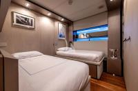 KOKONUTS-WALLY yacht charter: Twin cabin 2