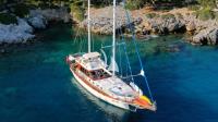 SERENITY-70 yacht charter: At Anchor