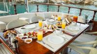 SERENITY-70 yacht charter: Aft Dining & Lounging