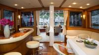SERENITY-70 yacht charter: Saloon & Bar